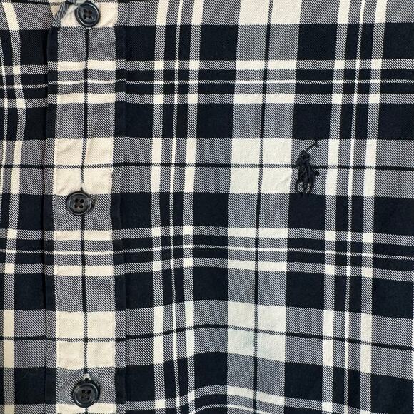 Ralph Lauren Shirt Mens LRG Classic Fit Plaid Preppy Old Money Long Sleeve Fall - Picture 10 of 13